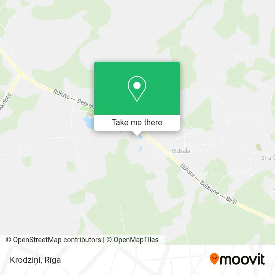 Krodziņi map