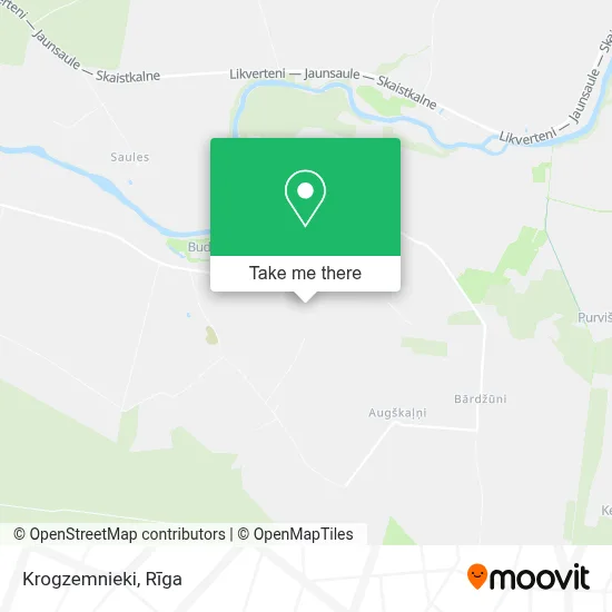 Krogzemnieki map