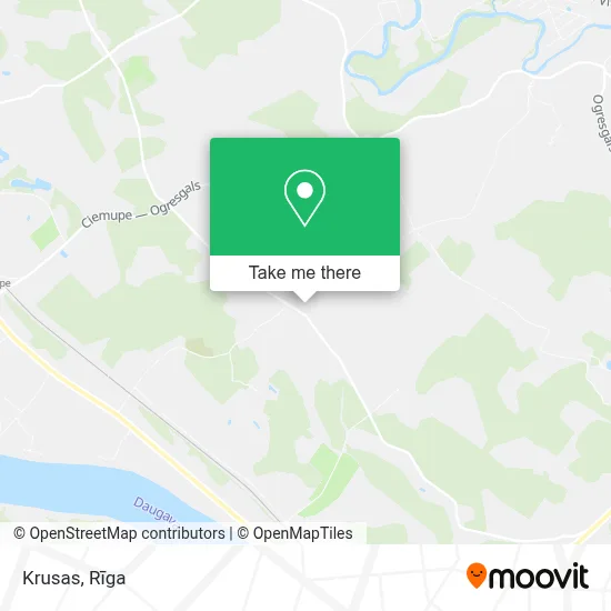 Krusas map