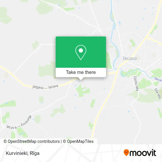 Kurvinieki map