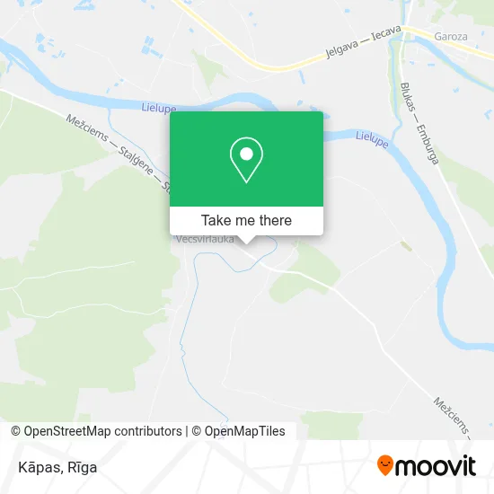 Kāpas map