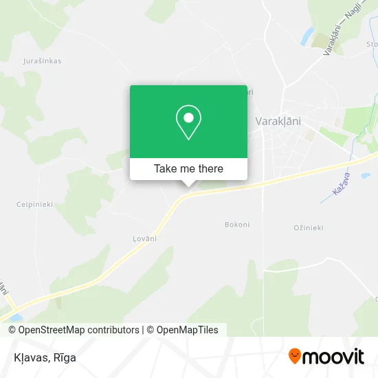 Kļavas map