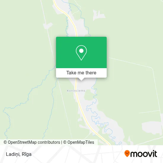 Ladiņi map