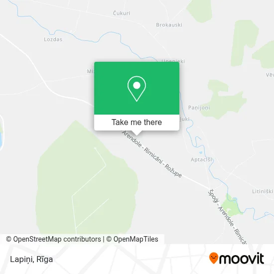 Lapiņi map