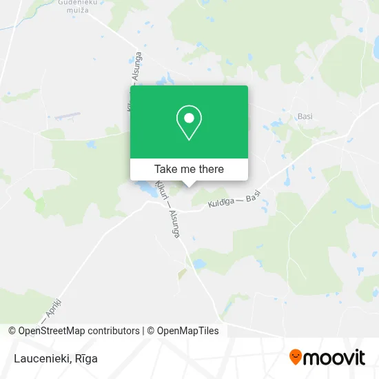 Laucenieki map