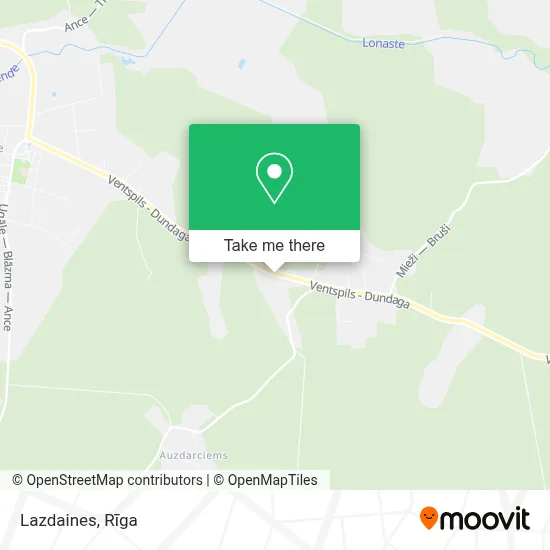 Lazdaines map