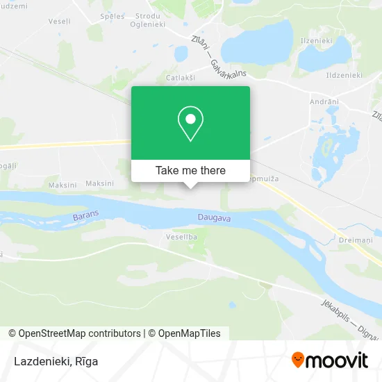 Lazdenieki map