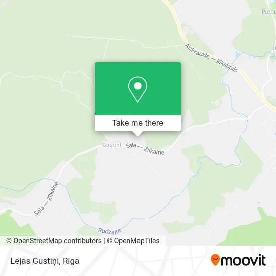 Lejas Gustiņi map