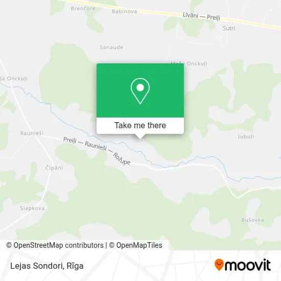 Lejas Sondori map
