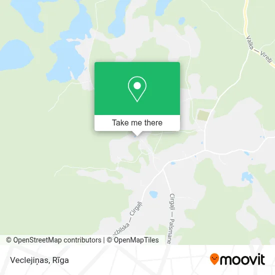 Veclejiņas map