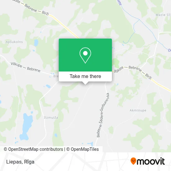 Liepas map