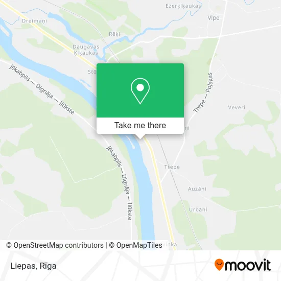 Liepas map