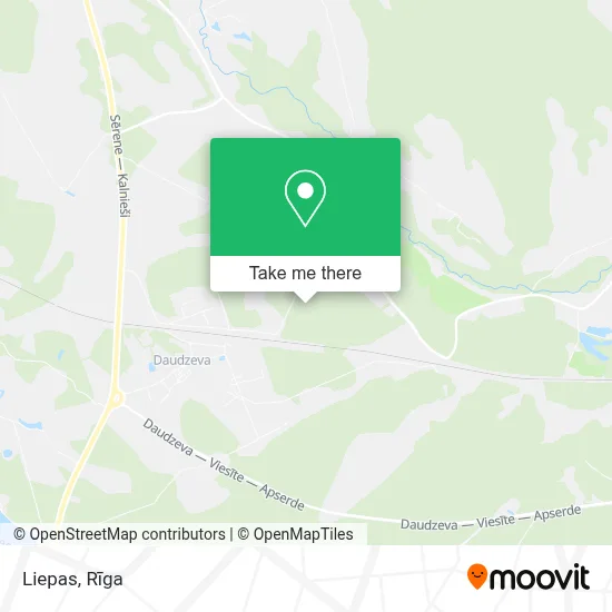 Liepas map