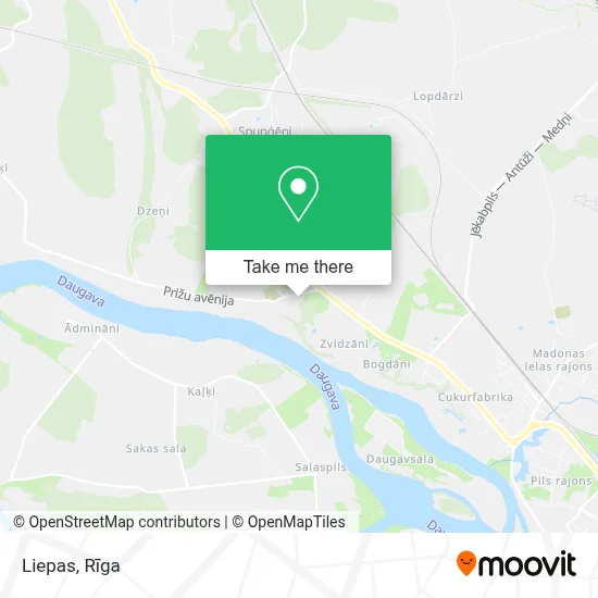 Liepas map