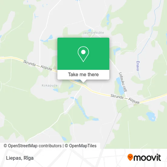 Liepas map