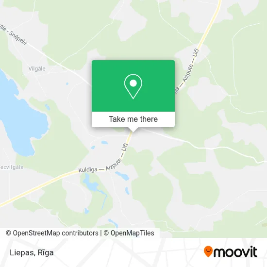Liepas map
