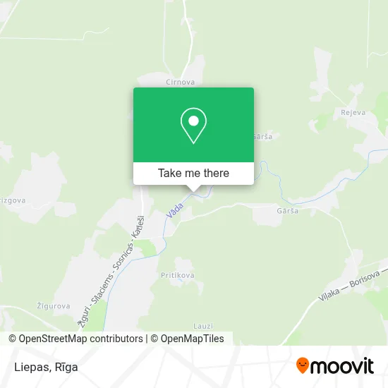 Liepas map