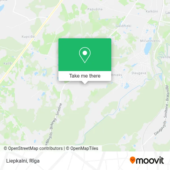 Liepkalni map