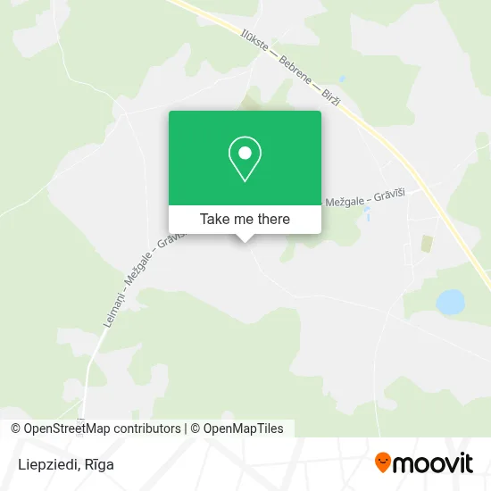 Liepziedi map