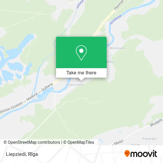 Liepziedi map