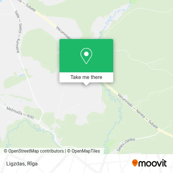 Ligzdas map