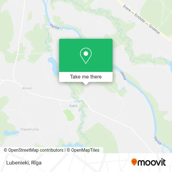 Lubenieki map