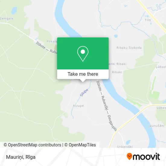 Mauriņi map