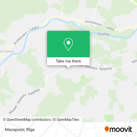 Mazapsiņi map
