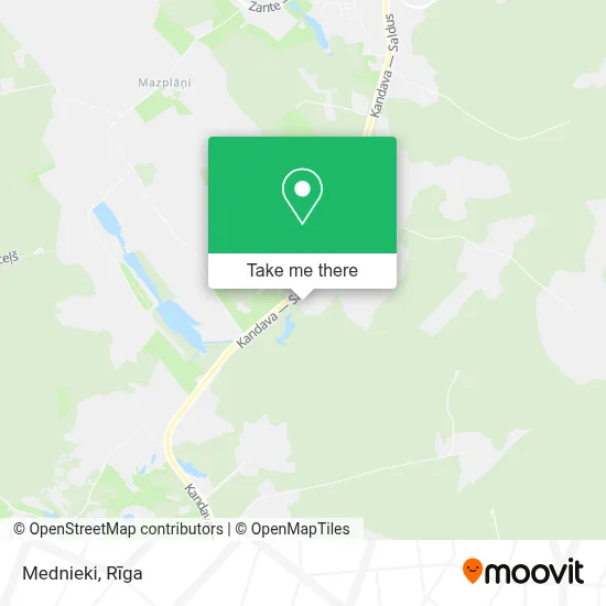 Mednieki map