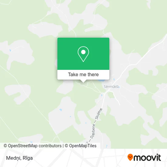 Medņi map