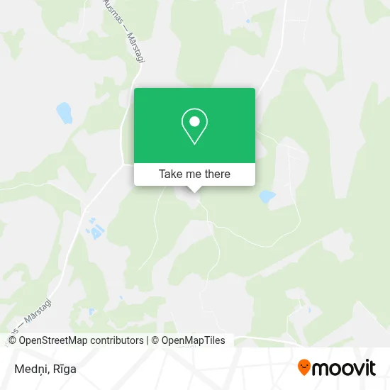 Medņi map