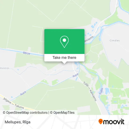 Mellupes map