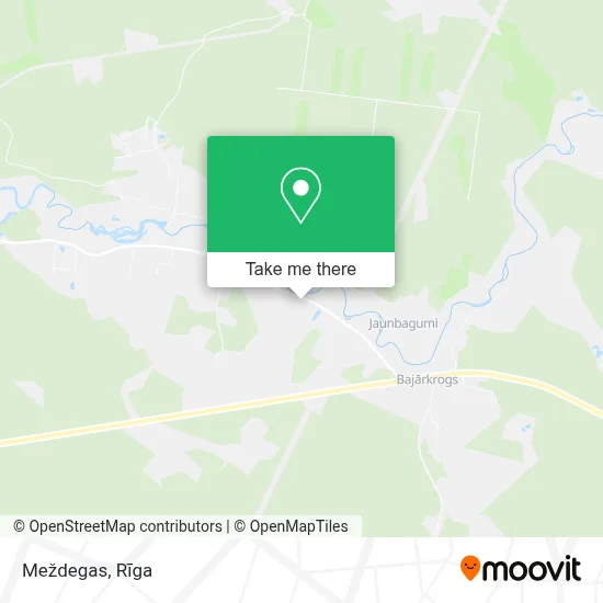 Meždegas map