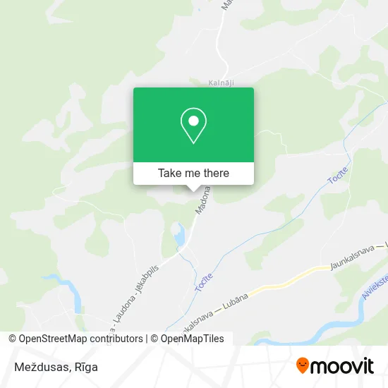Meždusas map