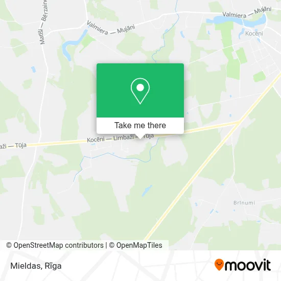 Mieldas map