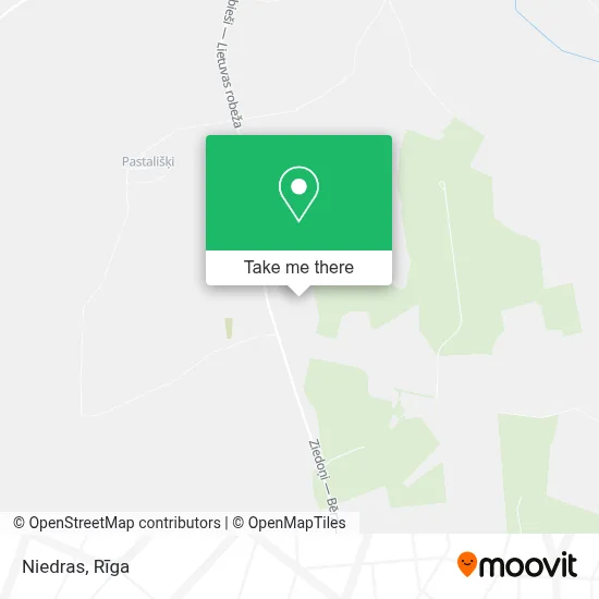 Niedras map