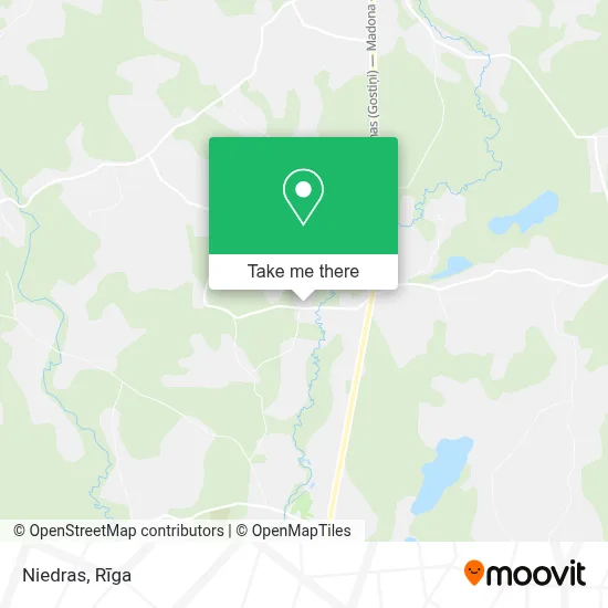 Niedras map