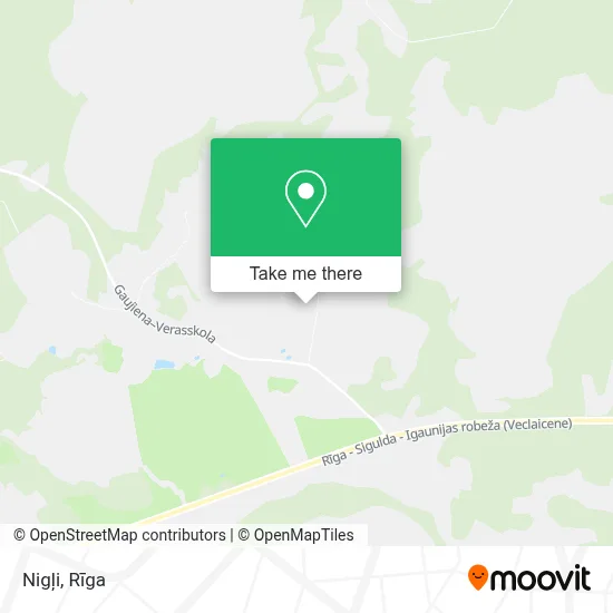 Nigļi map