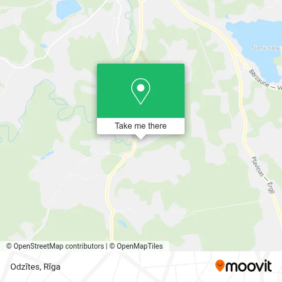 Odzītes map