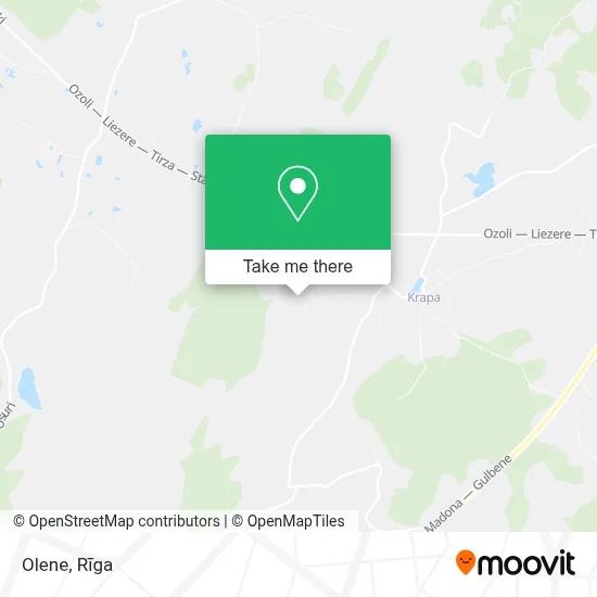 Olene map