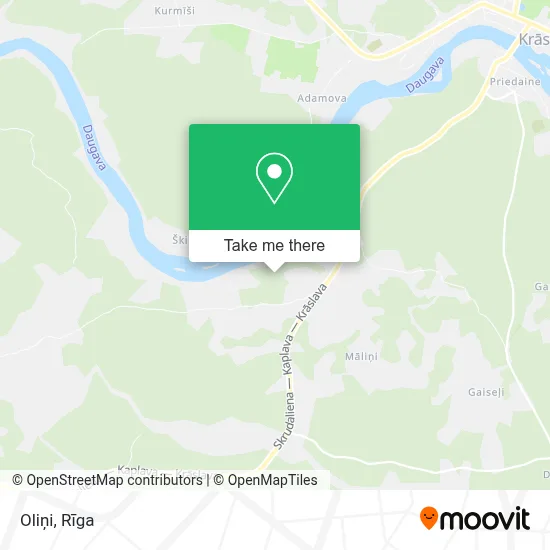 Oliņi map