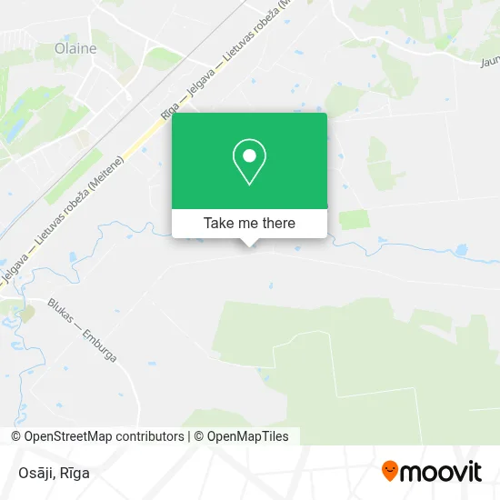 Osāji map