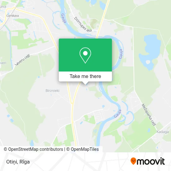 Otiņi map