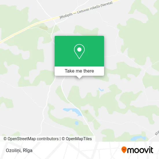 Ozoliņi map