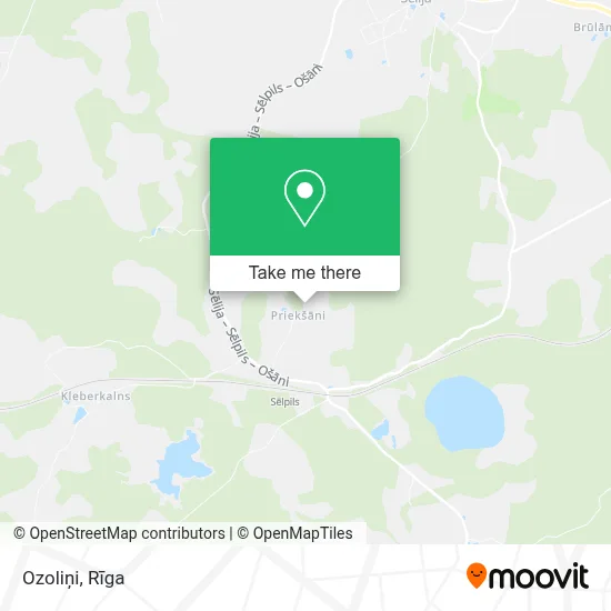 Ozoliņi map