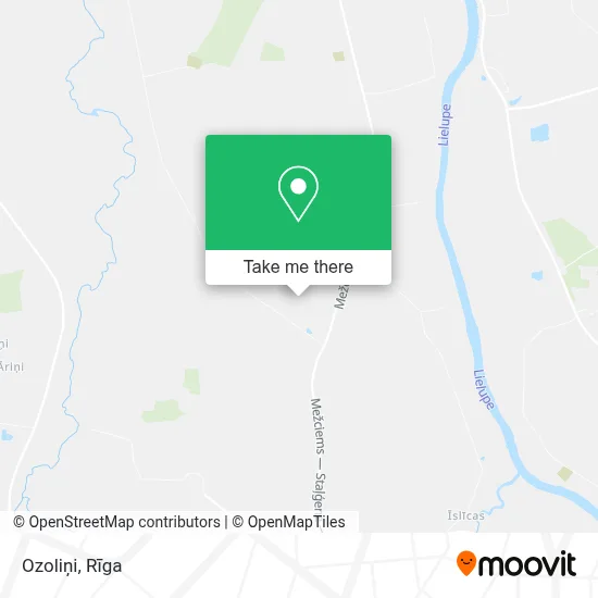 Ozoliņi map