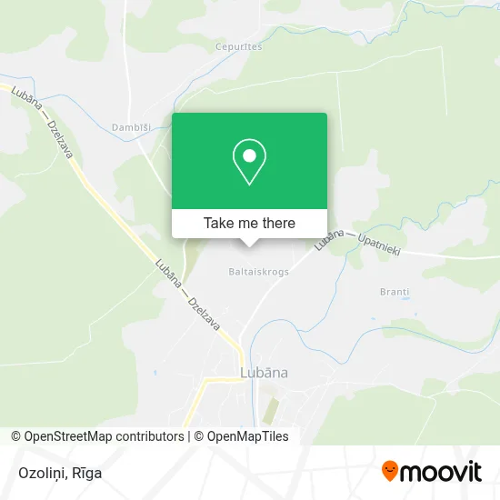 Ozoliņi map