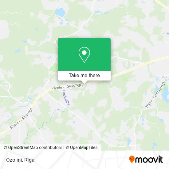 Ozoliņi map