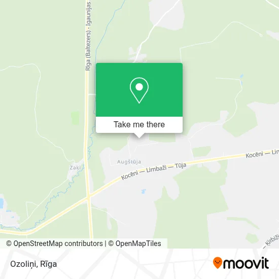 Ozoliņi map