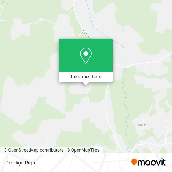 Ozoliņi map